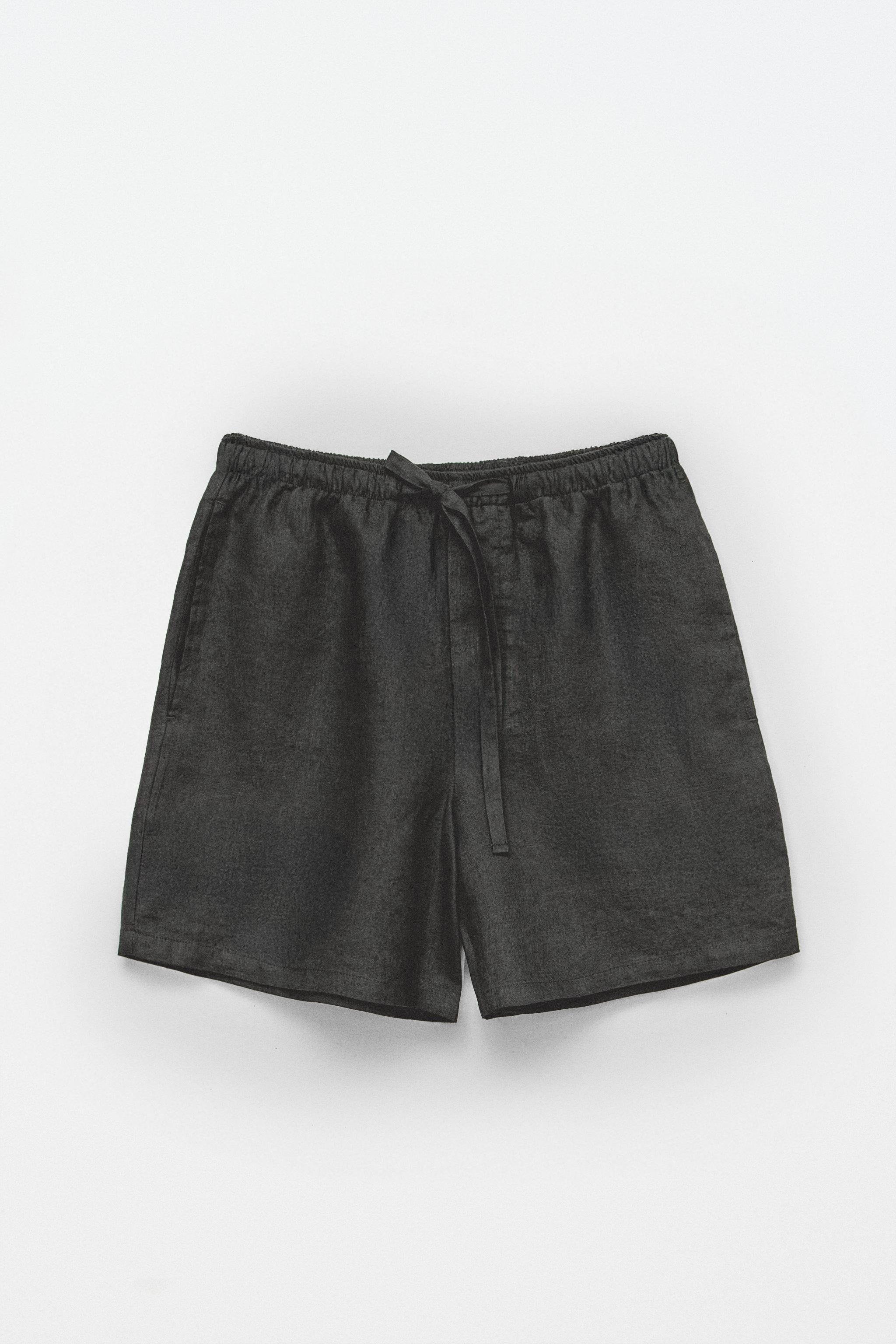 LINEN SHORTS